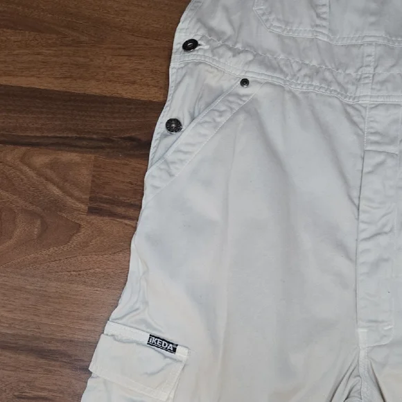 SOLD ! - Vintage 90s IKEDA Cotton Utility Overalls - M - Picture 5 of 15